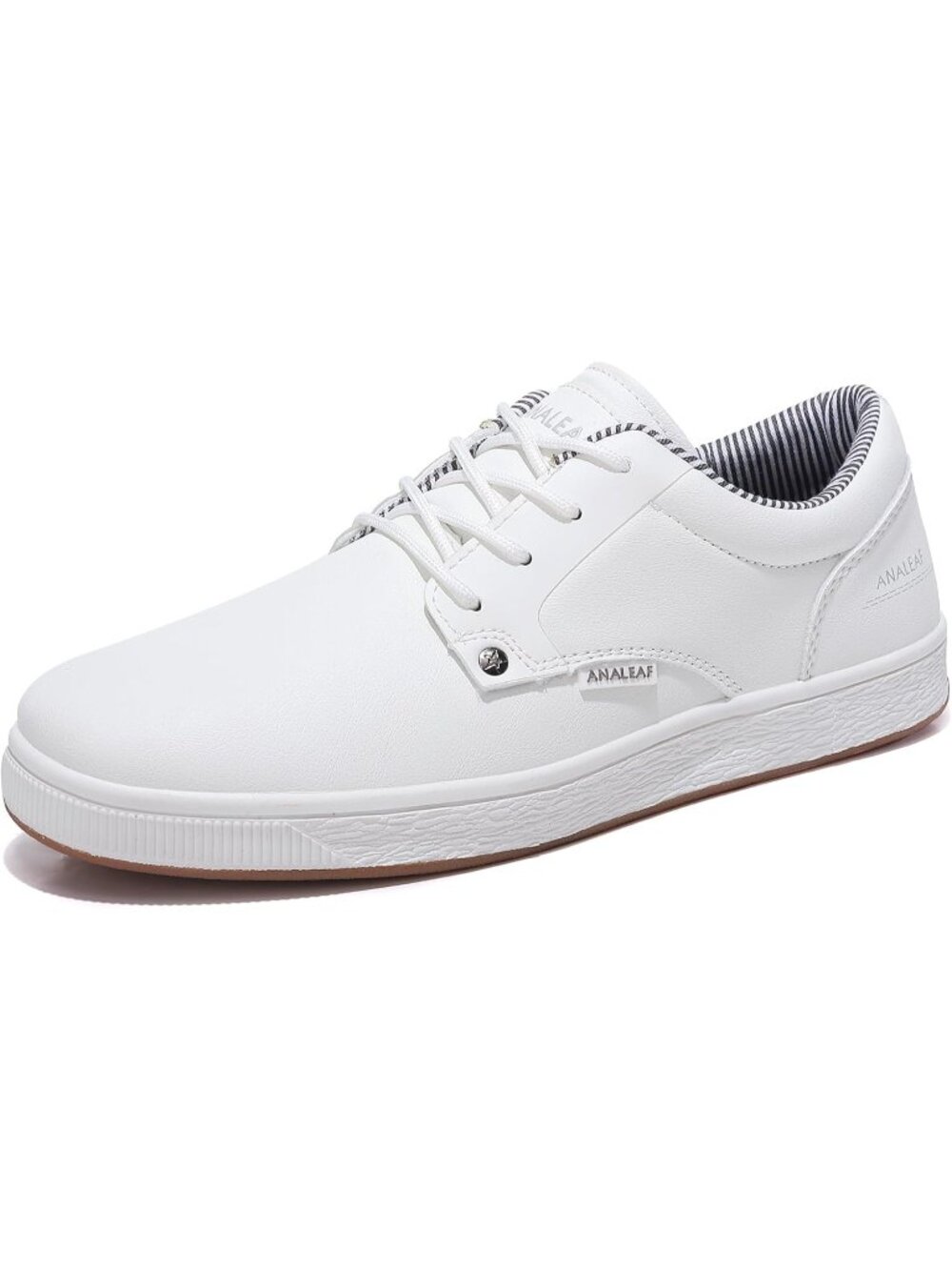 Men's Tan Round Toe Lace Up Breathable Mesh Oxford Fashion Sneakers Shoes
